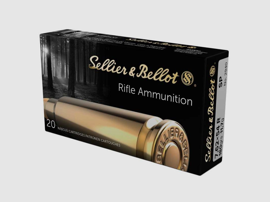 S&B-Munition Kal. 7.62x54R SP 11,7 g / 180 gr, Bild 1 von 2
