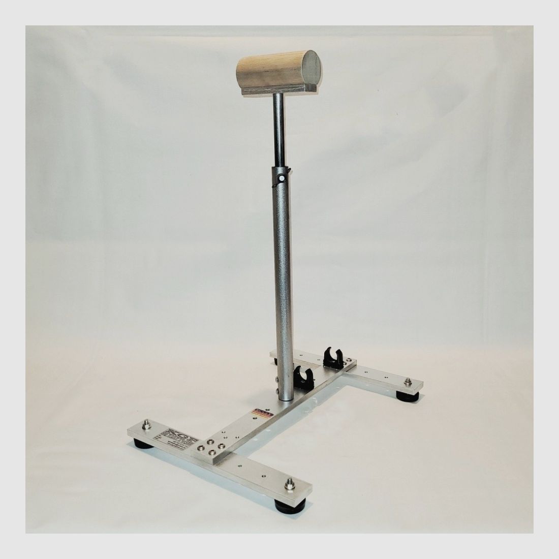 KGF-Auflagestativ - Auflageständer Alu HT-1000-Basic mit Buchenholz-Auflage, klappbar