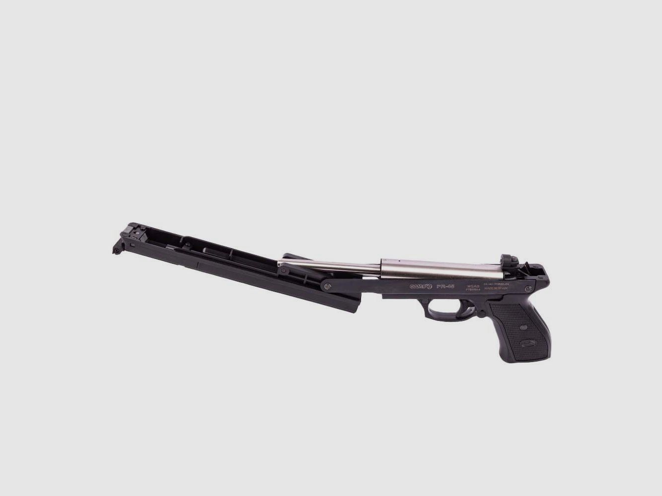 Gamo PR-45 pistola ad aria pre-compressione 4,5 mm diabolo nera