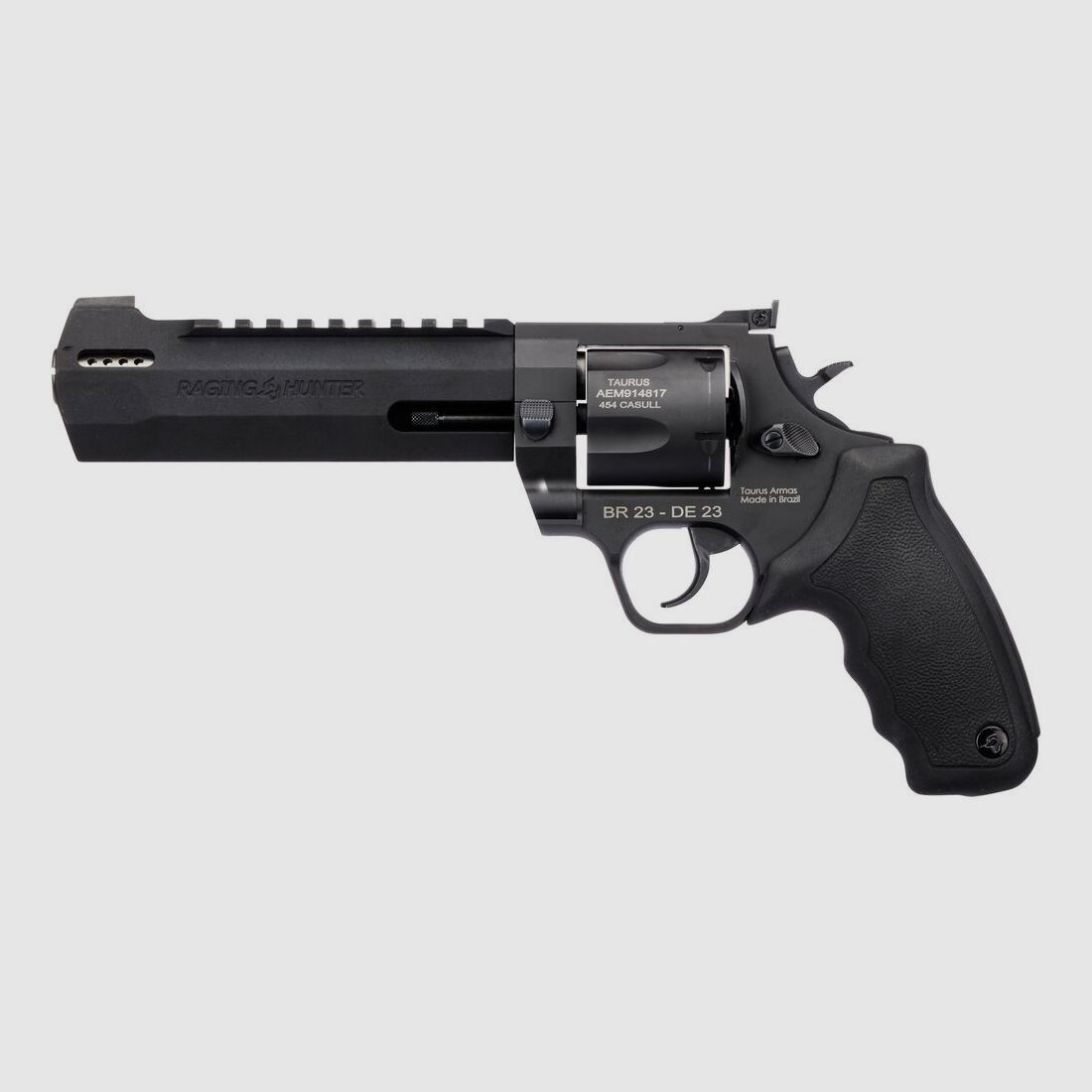 Taurus Revolver Raging Hunter - 6 3/4" kaliber .454 Casull mat zwart