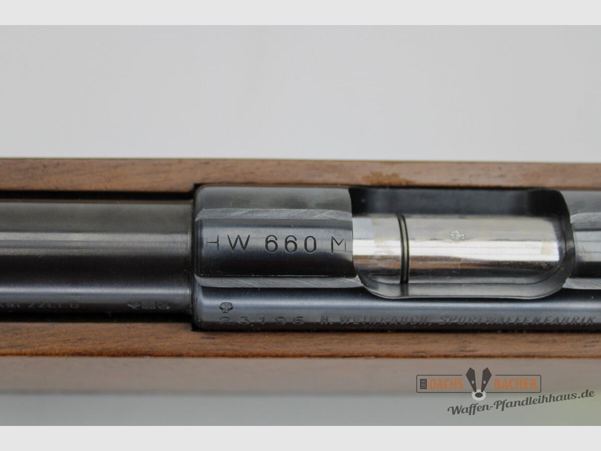 EL Fucile Weihrauch HW 660M Cal. .22lr con Diottra Fucile di Match, immagine 8 di 9