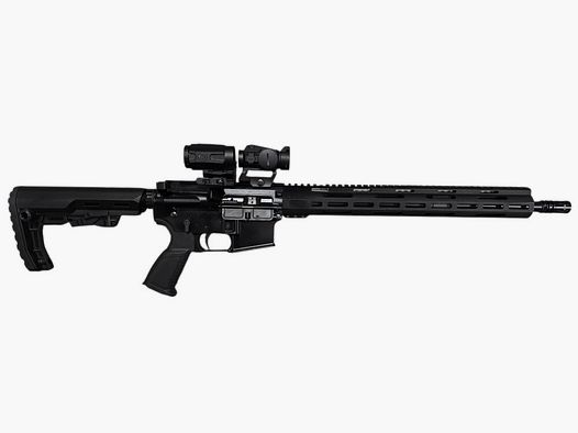 Rifle semiautomático Messerschmitt AR15 16,75" 223Rem negro + FalkeS+ Falke B3X*EWB requerido