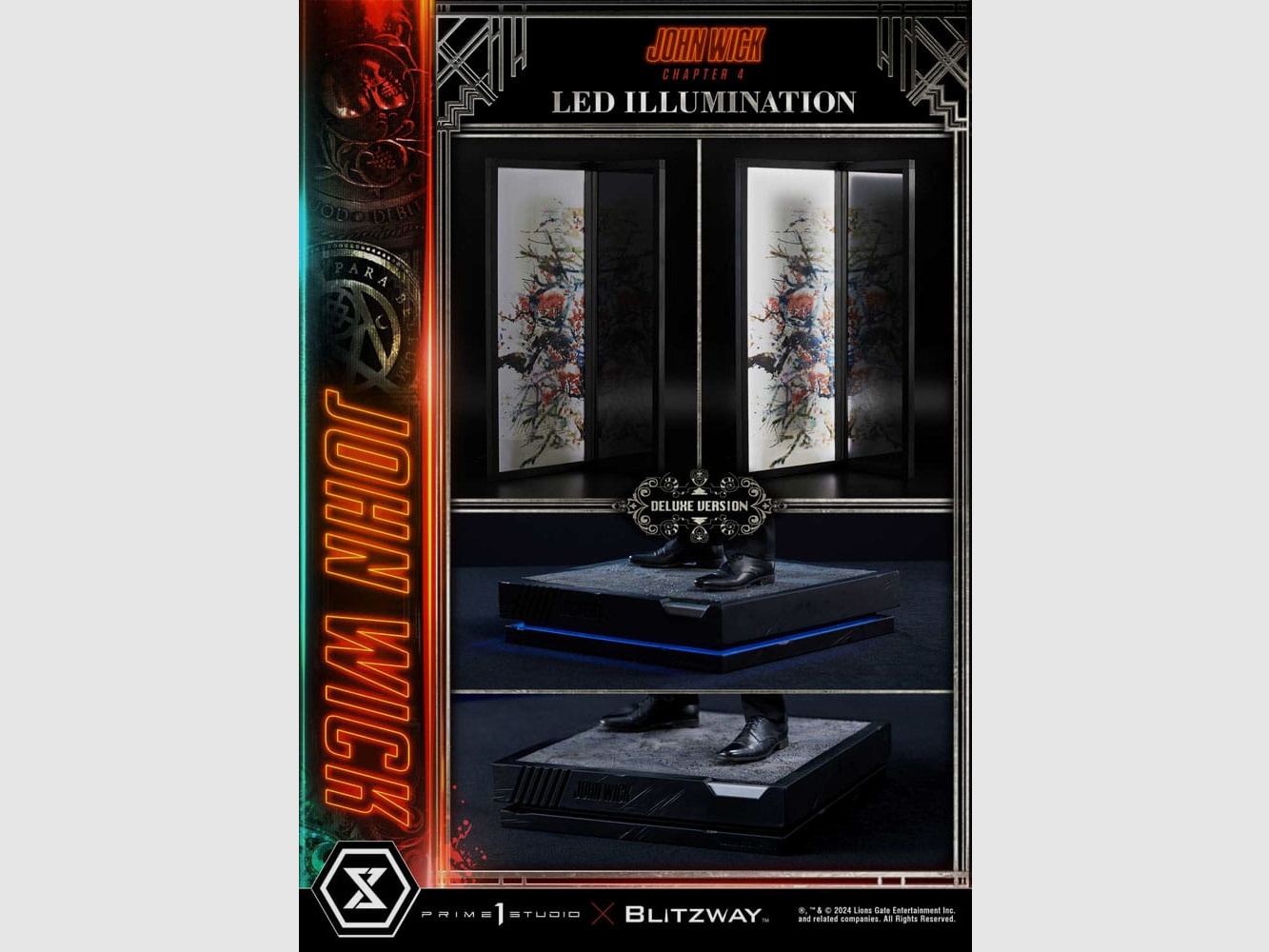 John Wick Chapter 4 Ultimate Premium Masterline Series Statue 1/4 John Wick Deluxe Bonus Version 54 cm | 43383