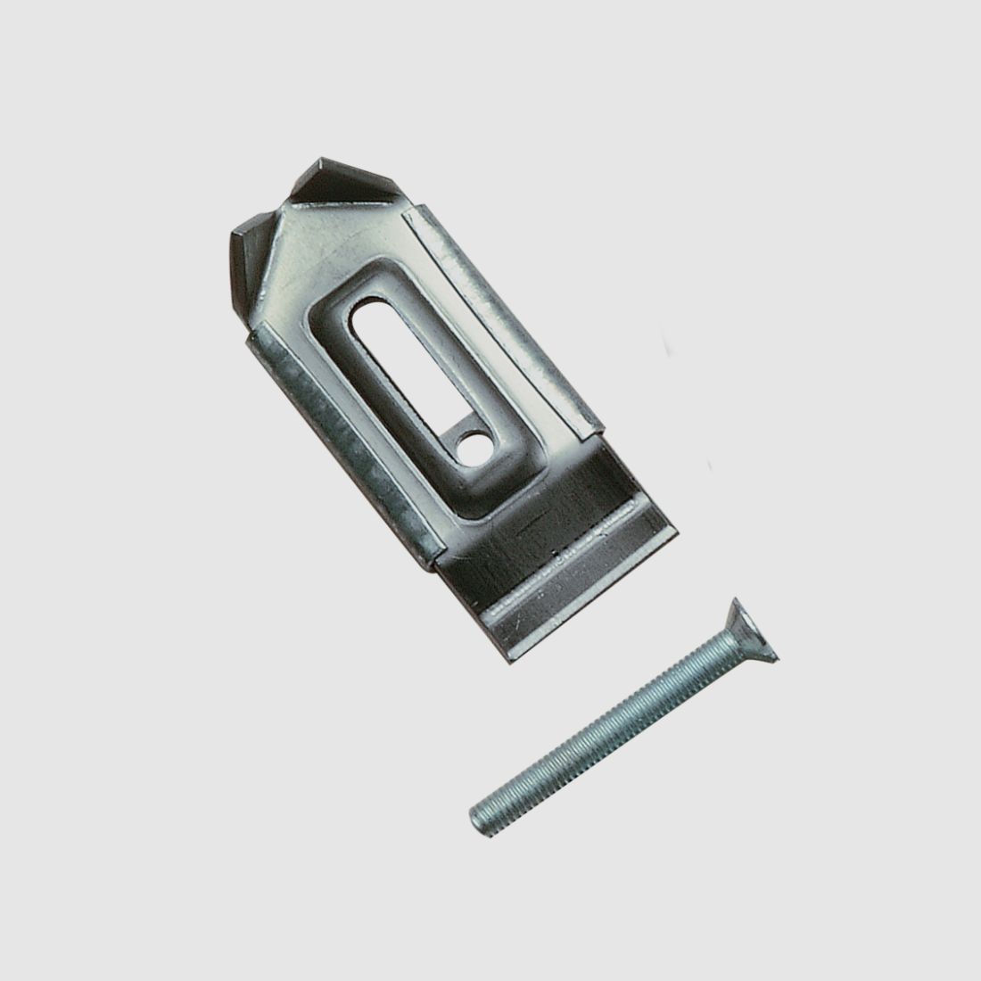 Gehörnklammer GREIF - Metallblech mit Schraube