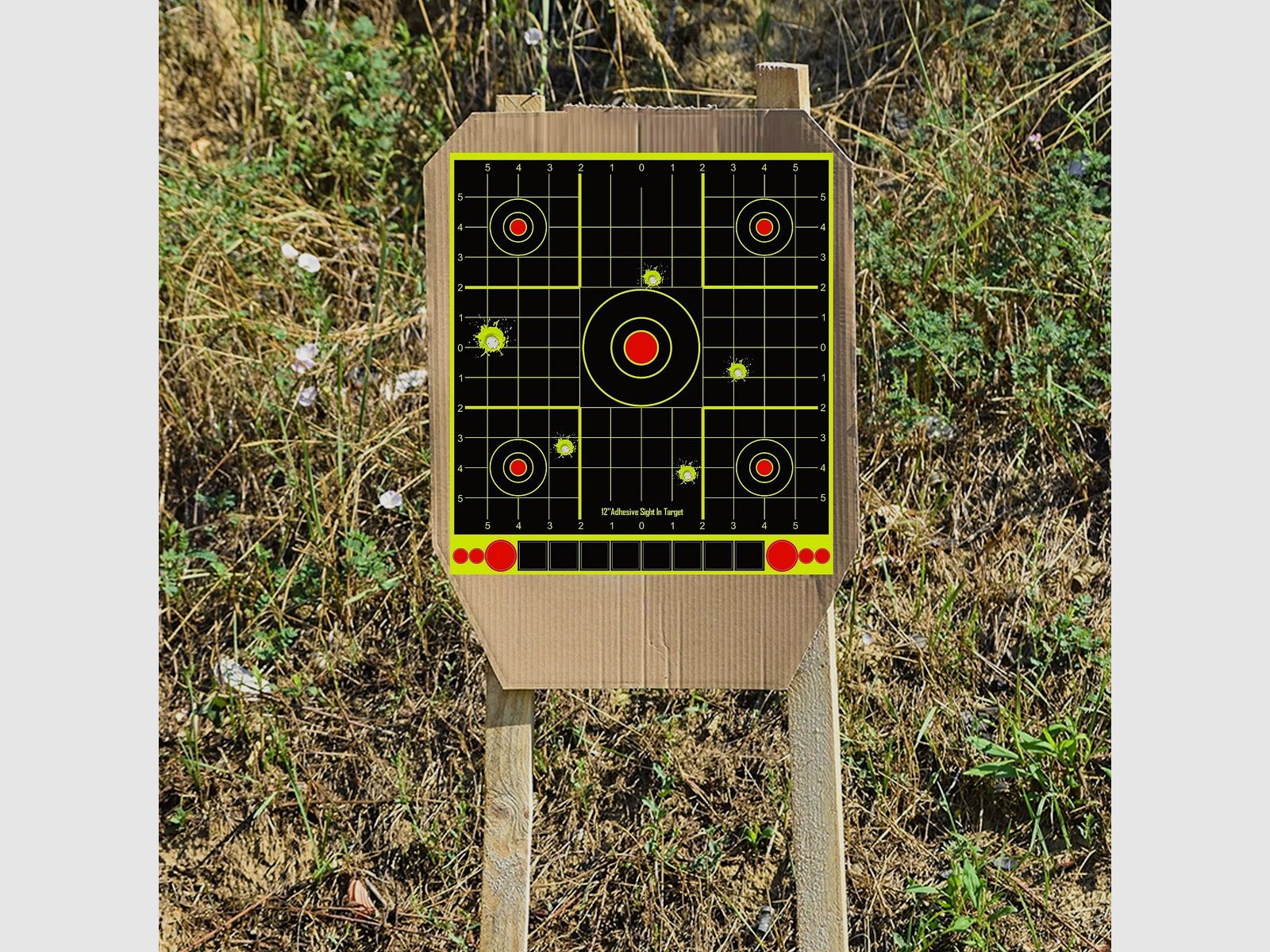 12x13,2 Zoll Training Zielscheiben, Splatter Papier, Aufklebe Sticker, gute Erkennbarkeit auch für Longrange
