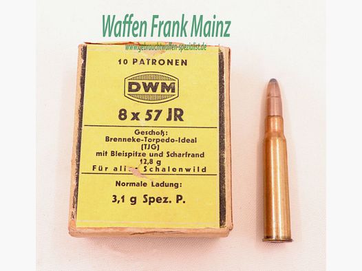 DWM, Karlsruhe Büchsenpatronen 8x57 JR