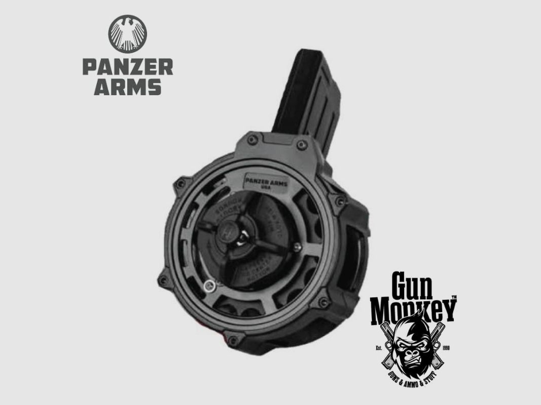 Magazynek Panzer Arms do AR12 Skeletonized Aluminum Drum - 20 nabojowy kal. 12/76, zdjęcie 2 z 3