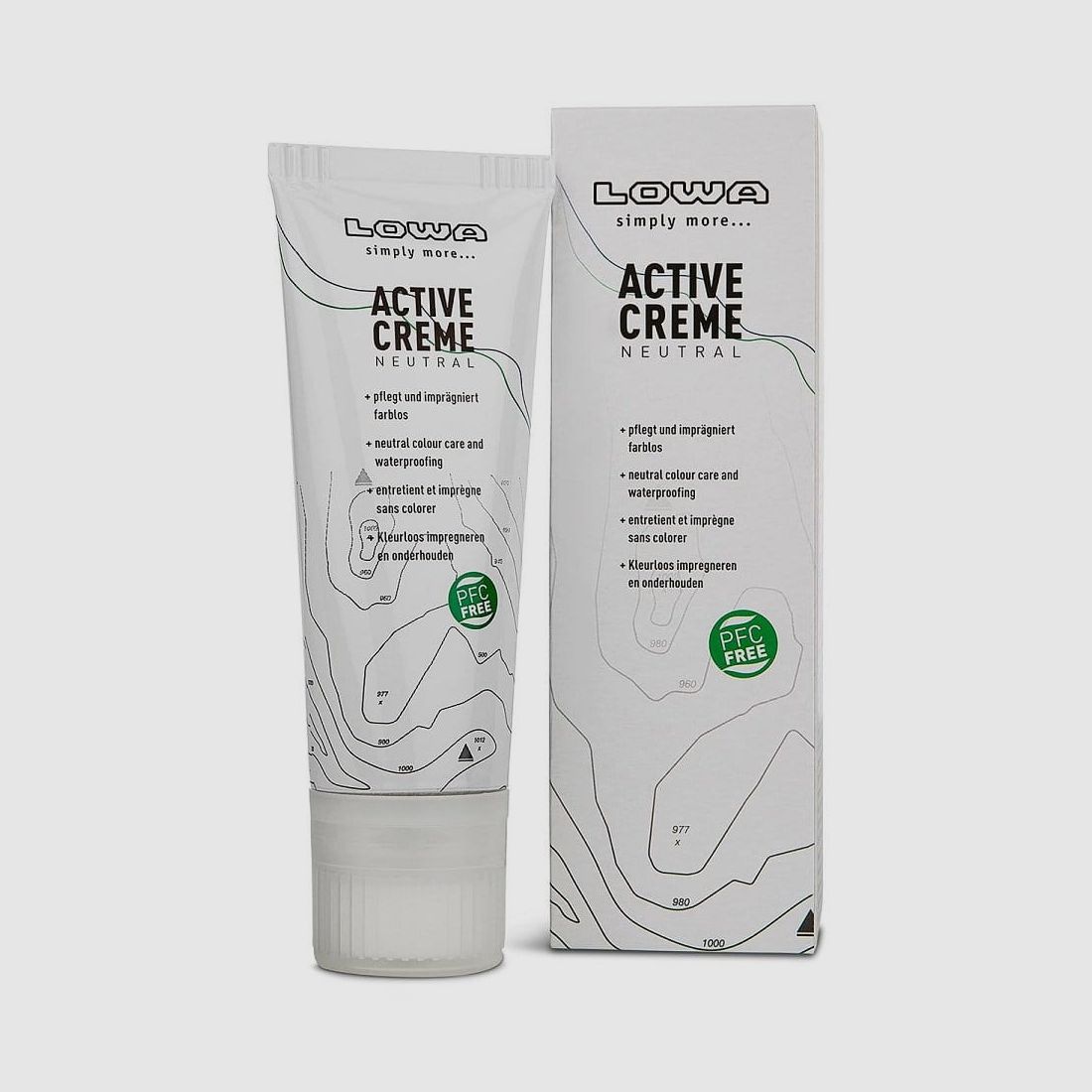 Lowa Active Cream 75 ml colorless PFC free Heart Project