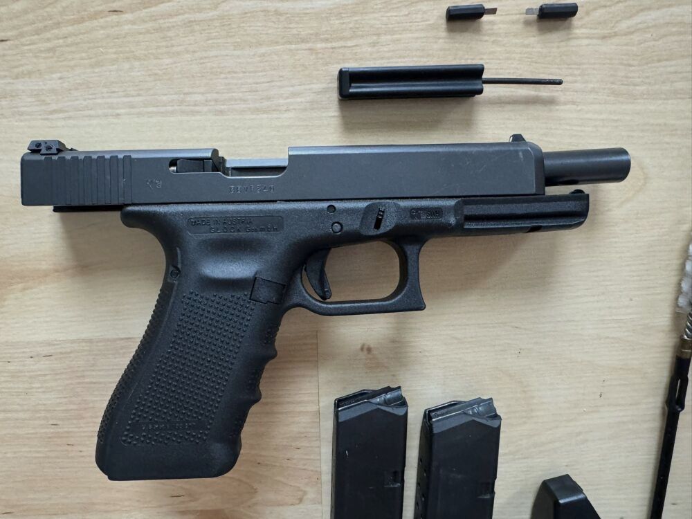 Glock 34 Gen4 inkl. ZEV Abzugstuningkit und OVP, Zubehör 9mm Luger 9x19