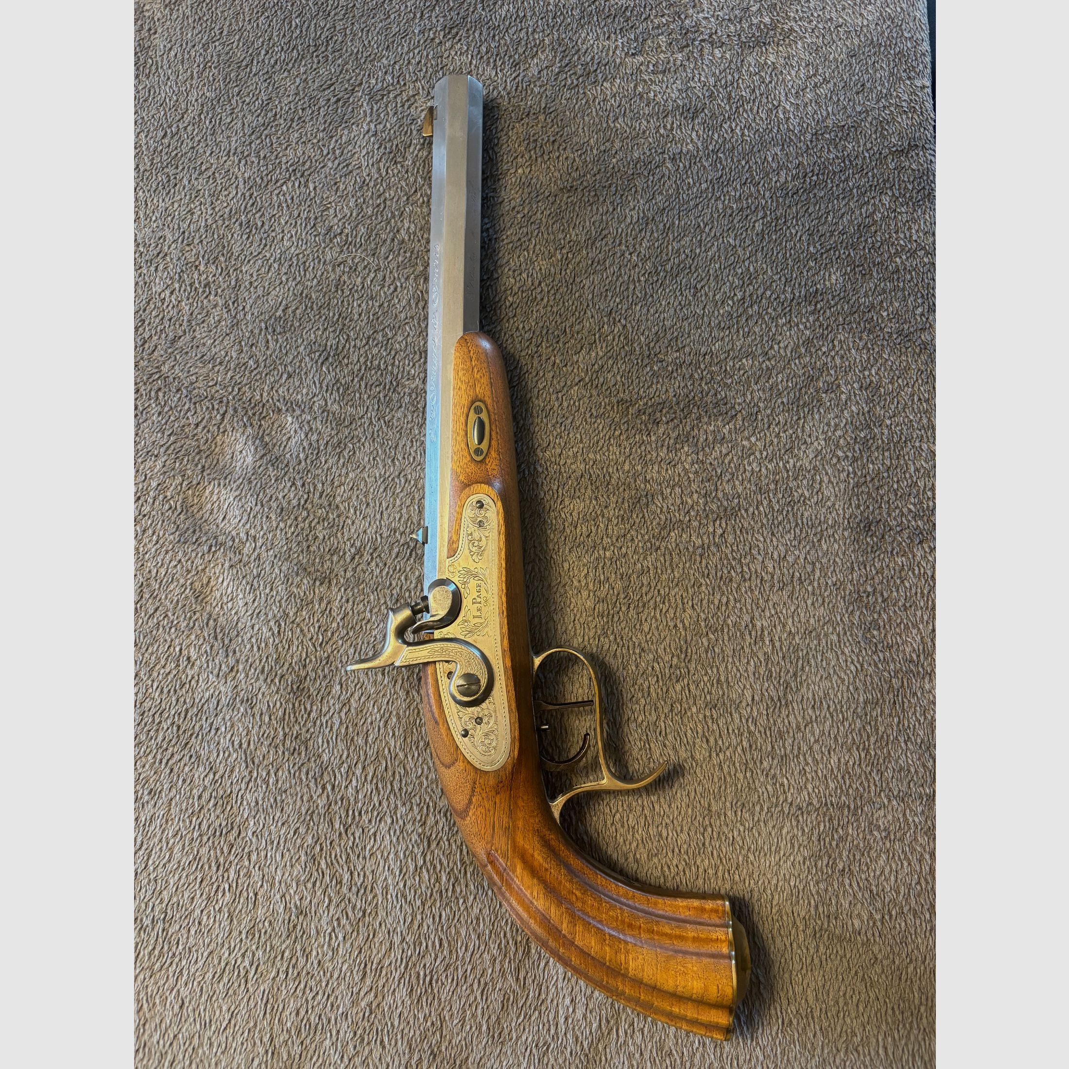 Vorderlader Pistole Bondini Le Page in Paris Kal. 45 Gebrauchtwaffe