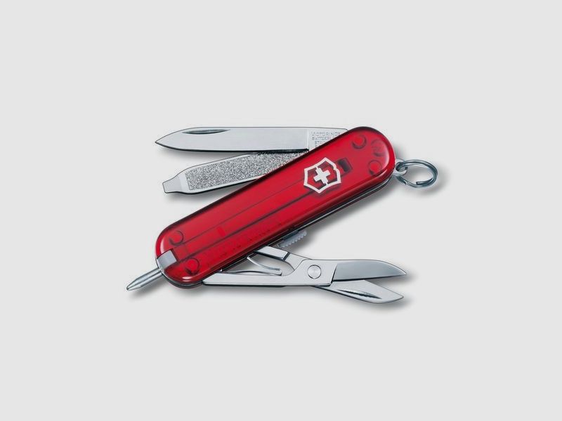 Victorinox Signature RotTransparent