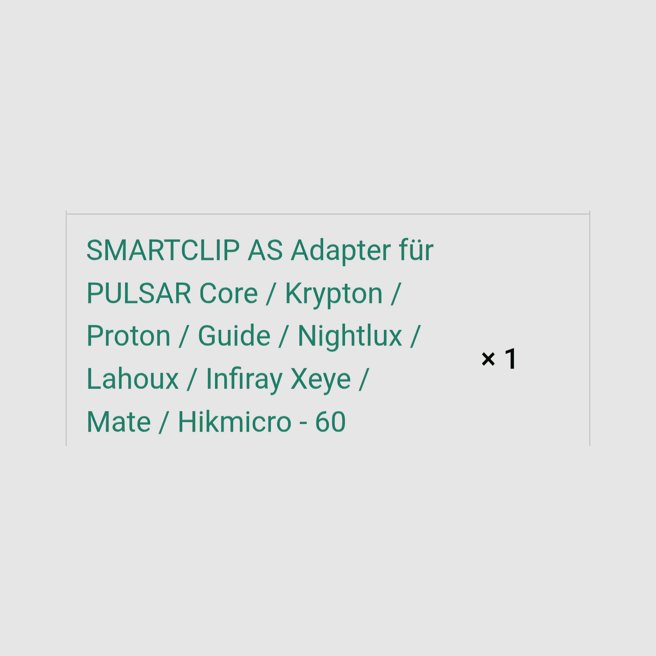 Adattatore SMARTCLIP AS 60mm