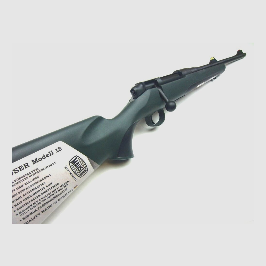 Mauser	 Mauser M18 Mod. Waldjagd, .308Win. mit Laufgewinde u.Visierung