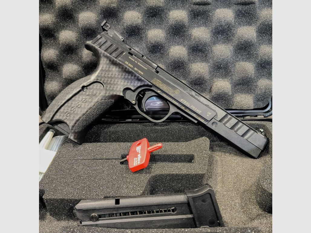HAMMERLI X-ESSE SF IPSC BLACK pistol, cal. .22 LR