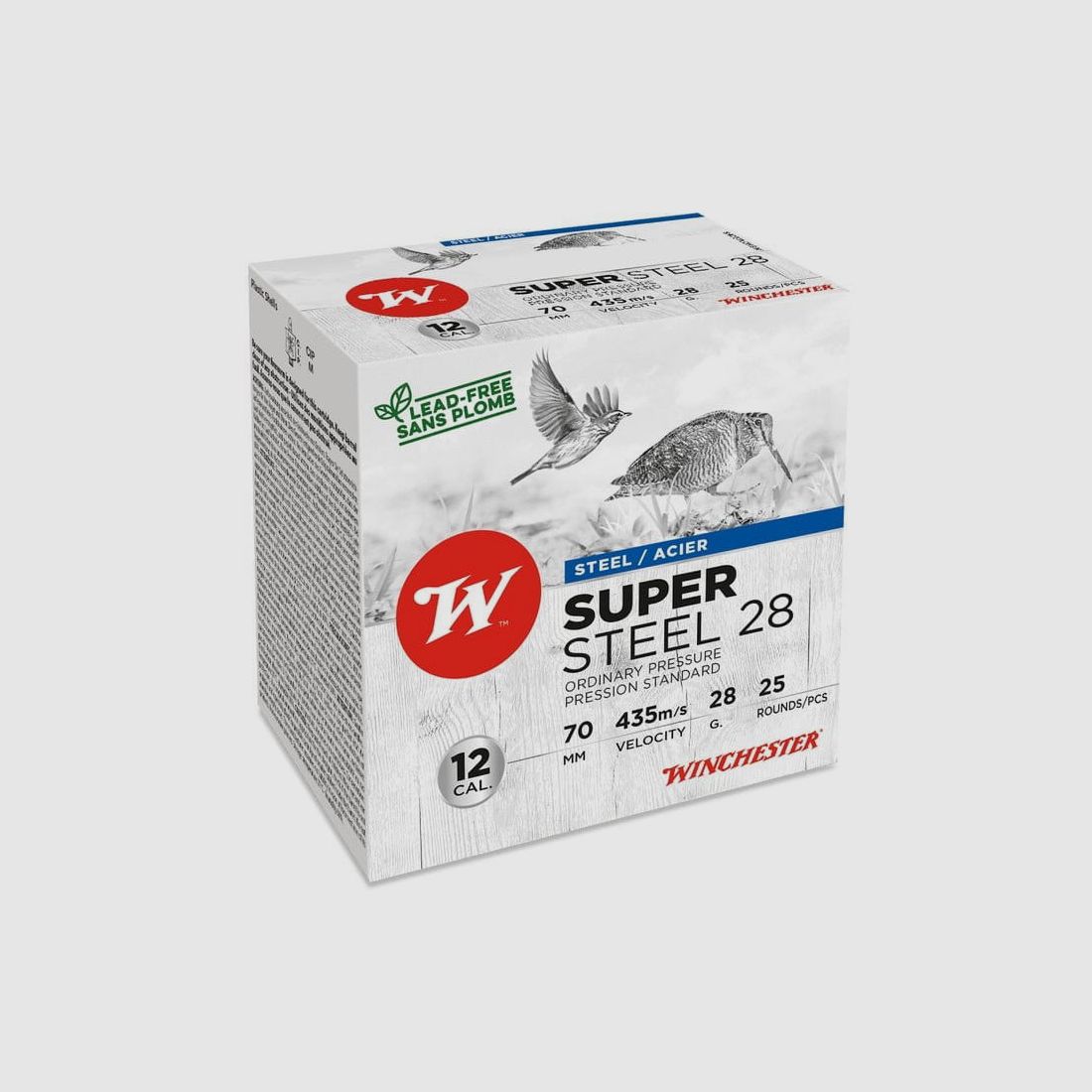 Winchester Super Steel 28 g Kal .12/70 - 25 Stk.