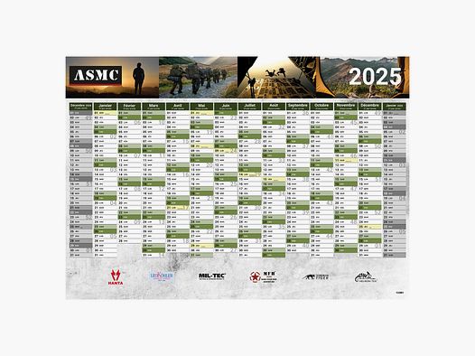 Wandkalender A1 2025 FR