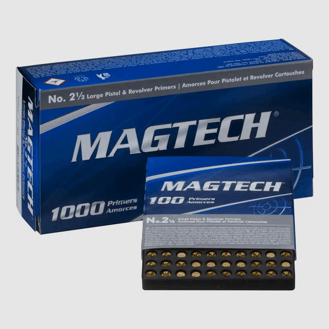 Magtech primers 2 1/2 L.P. 100 pcs.
