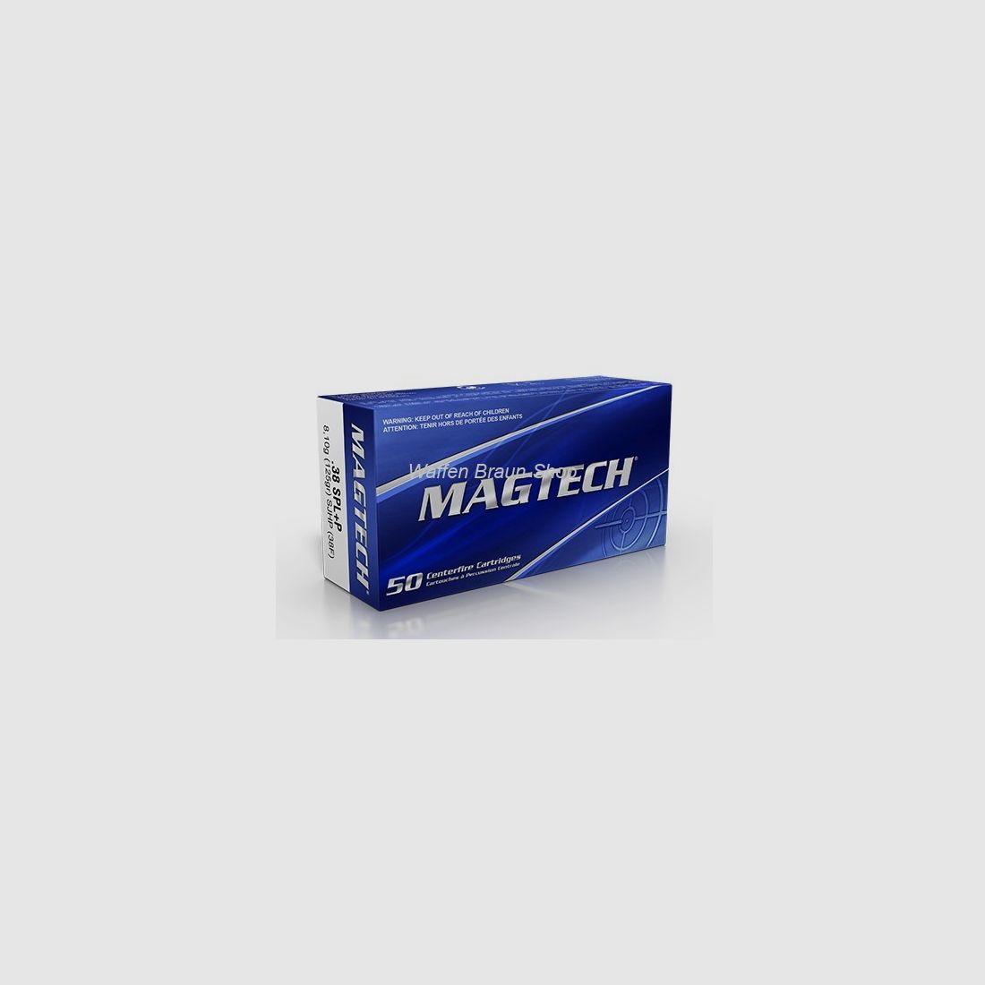 Magtech .38SPL SJHP+P 125GR A50 #38F