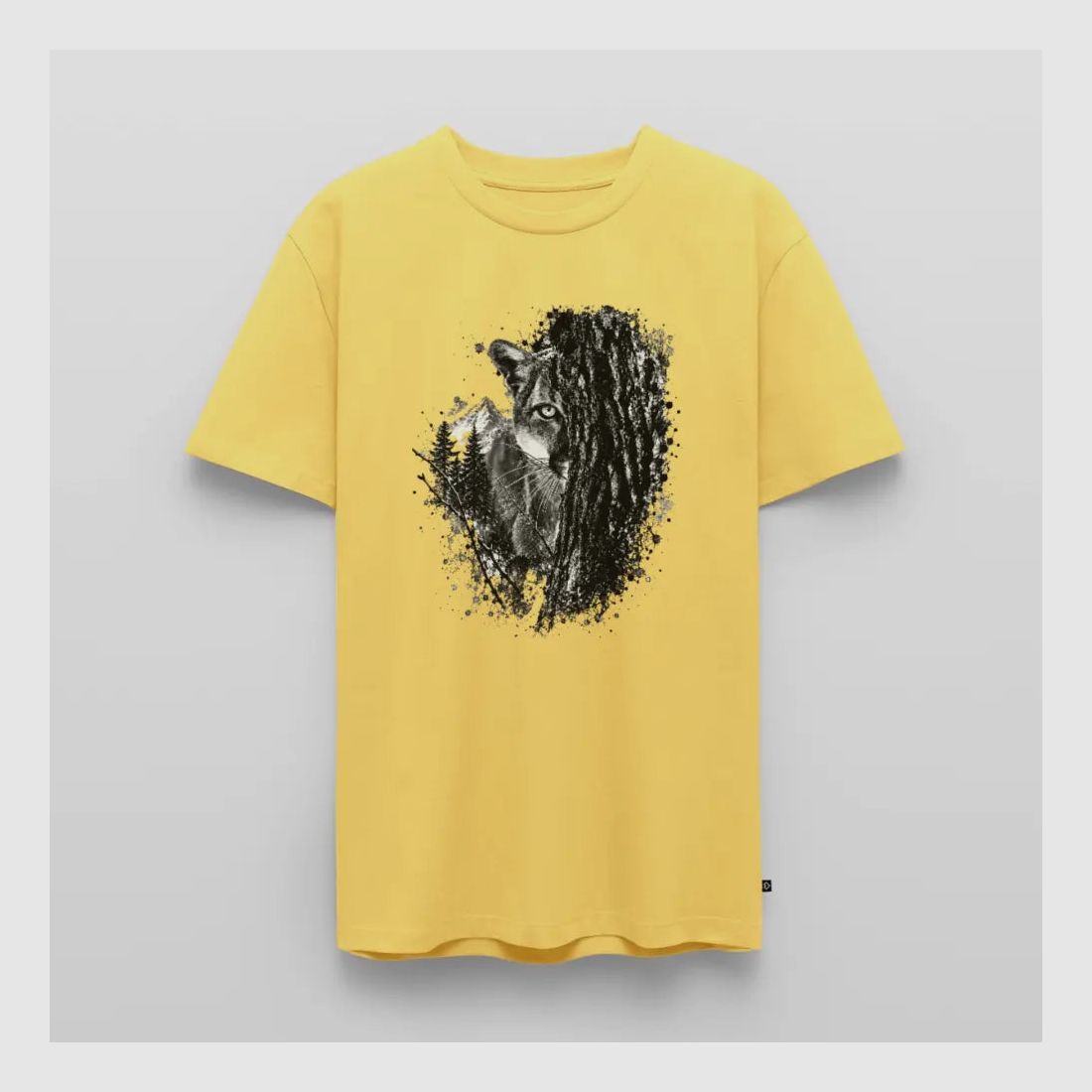 PUMA Men´s Premium T-Shirt „Lauernder Puma"