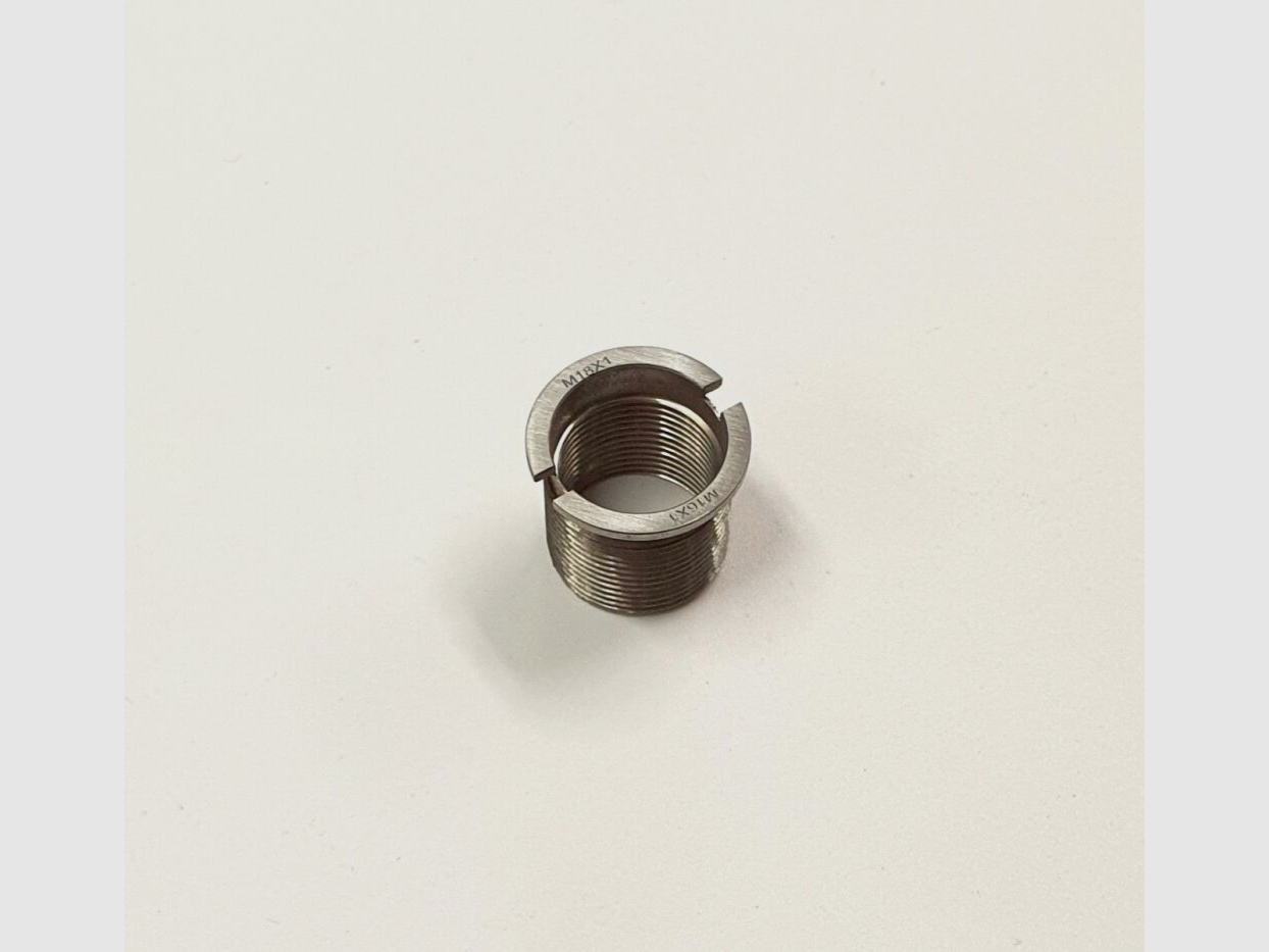 Adaptador de rosca de salida Hausken Rosca M16x1 M18x1 Hecho en Alemania! Silenciador Hausken