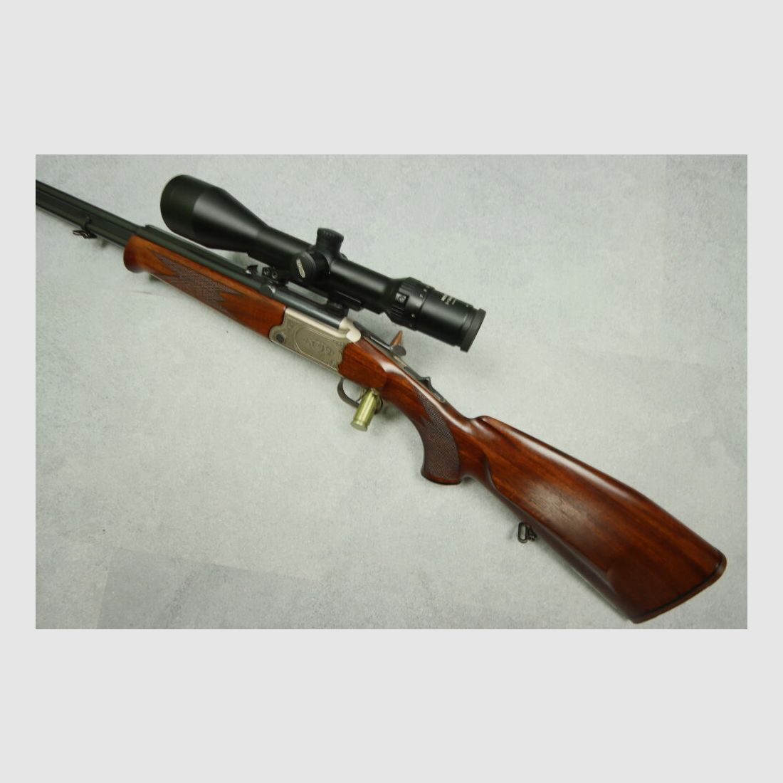 Merkel hand-spanner including Meopta ZF B4 double rifle mountain rifle