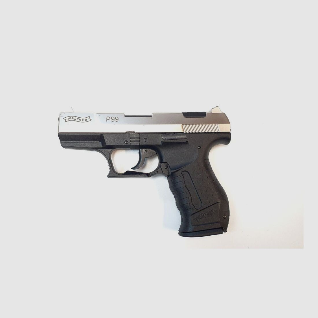UMAREX Walther P99 Bicolor Nickel "matt" Schwarz Kal. 9mm P.A.K. - Gebraucht, Bild 2 von 7
