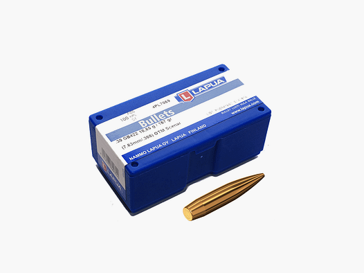 BULLE – LAPUA – .30 GB422 10.85g / 167gr (7.83mm/.308) OTM Scenar | (100PCS)