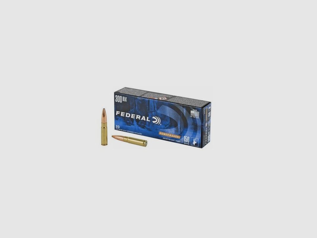 Federal Munition 300 AAC Blackout SP 150 gr