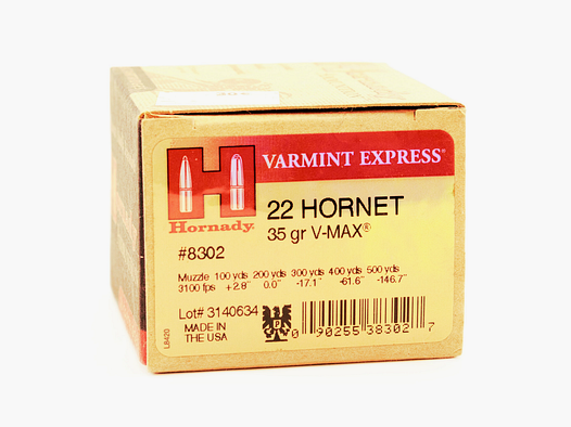 HORNADY 22 HORNET 35GR V-MAX