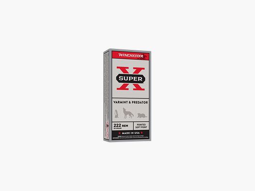 Winchester 222 Rem. Super-X 50 grs