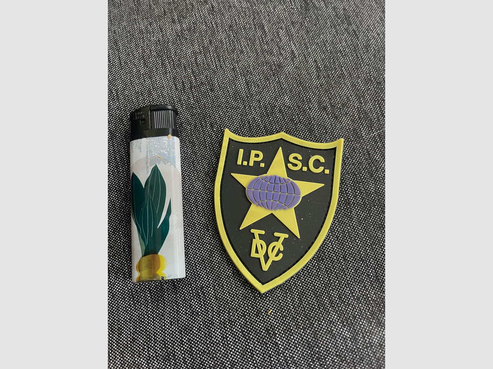 IPSC Patch mit Klett Kunststoff 