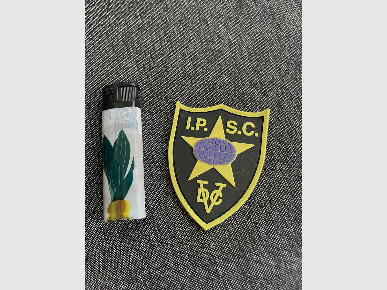 IPSC Patch con velcro in plastica