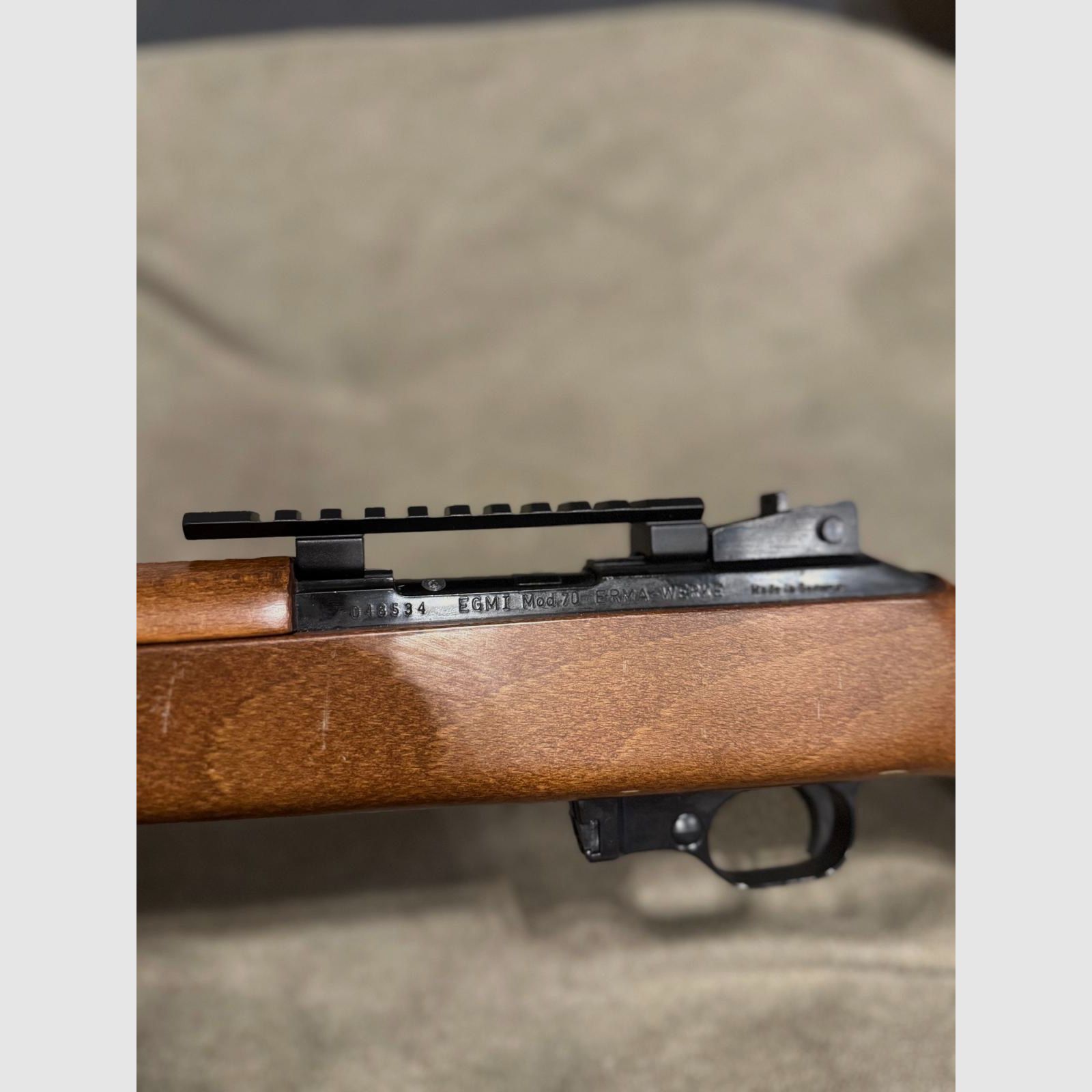 Erma Calibre .22lr carabine semi-automatique EGM1 Mod.70 - bien entretenu