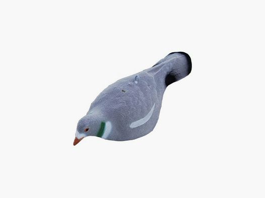 Pigeon decoy, stackable, incl. stake, 41 cm, flocked