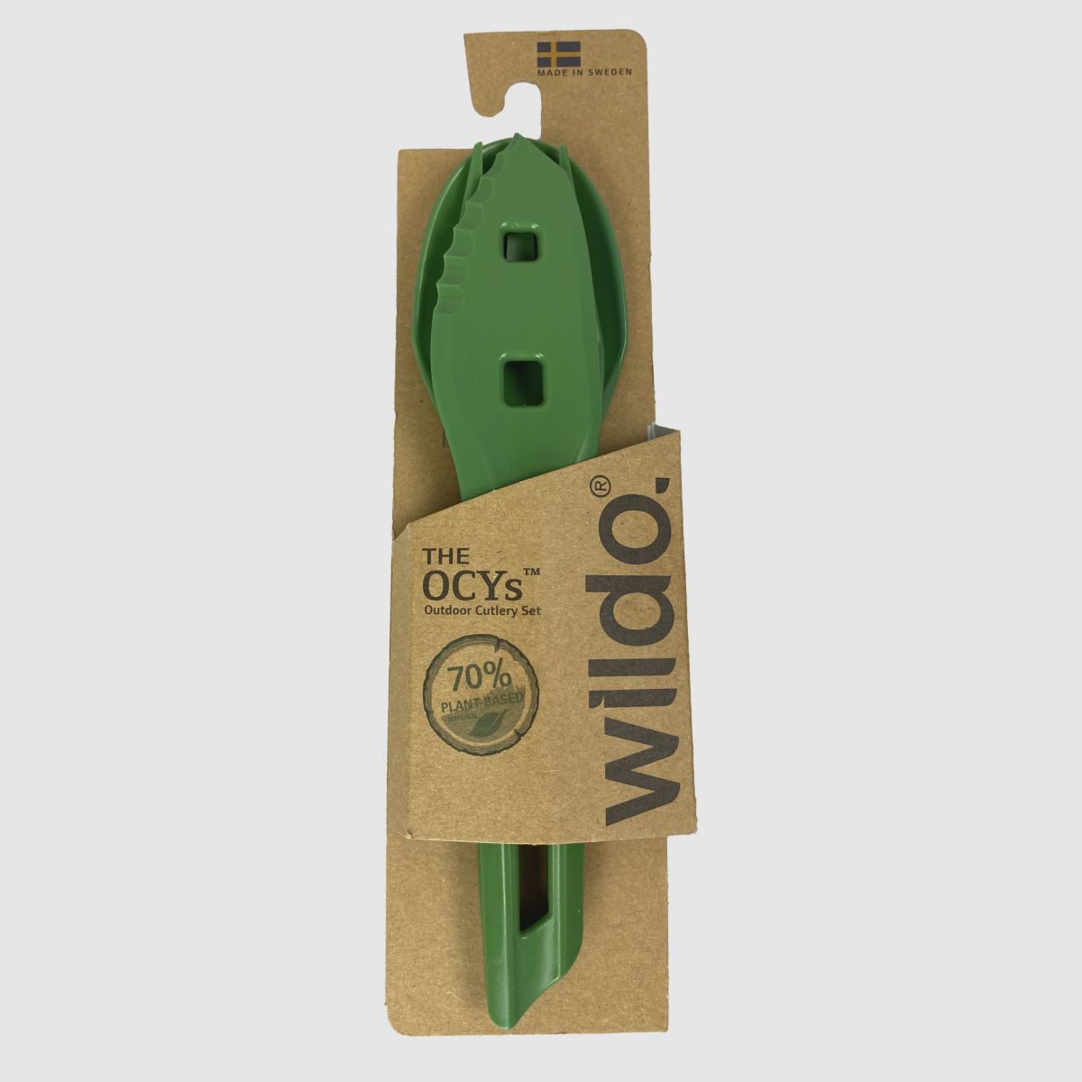 WILDO Camping Cutlery Set Green