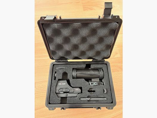 Holosun Set HS510C + HM3X Magnifier incl. mallette + couverture