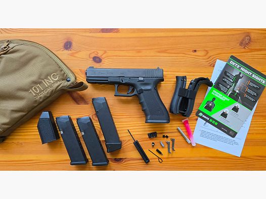 Glock 17 Gen 4 mit XS Sights Tritium | Komplettpaket