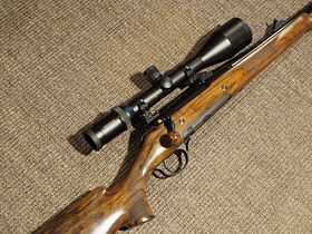Haenel Jäger 10 caliber 9.3 x 62, with scope 2.5-10x56 Svarowski Habicht