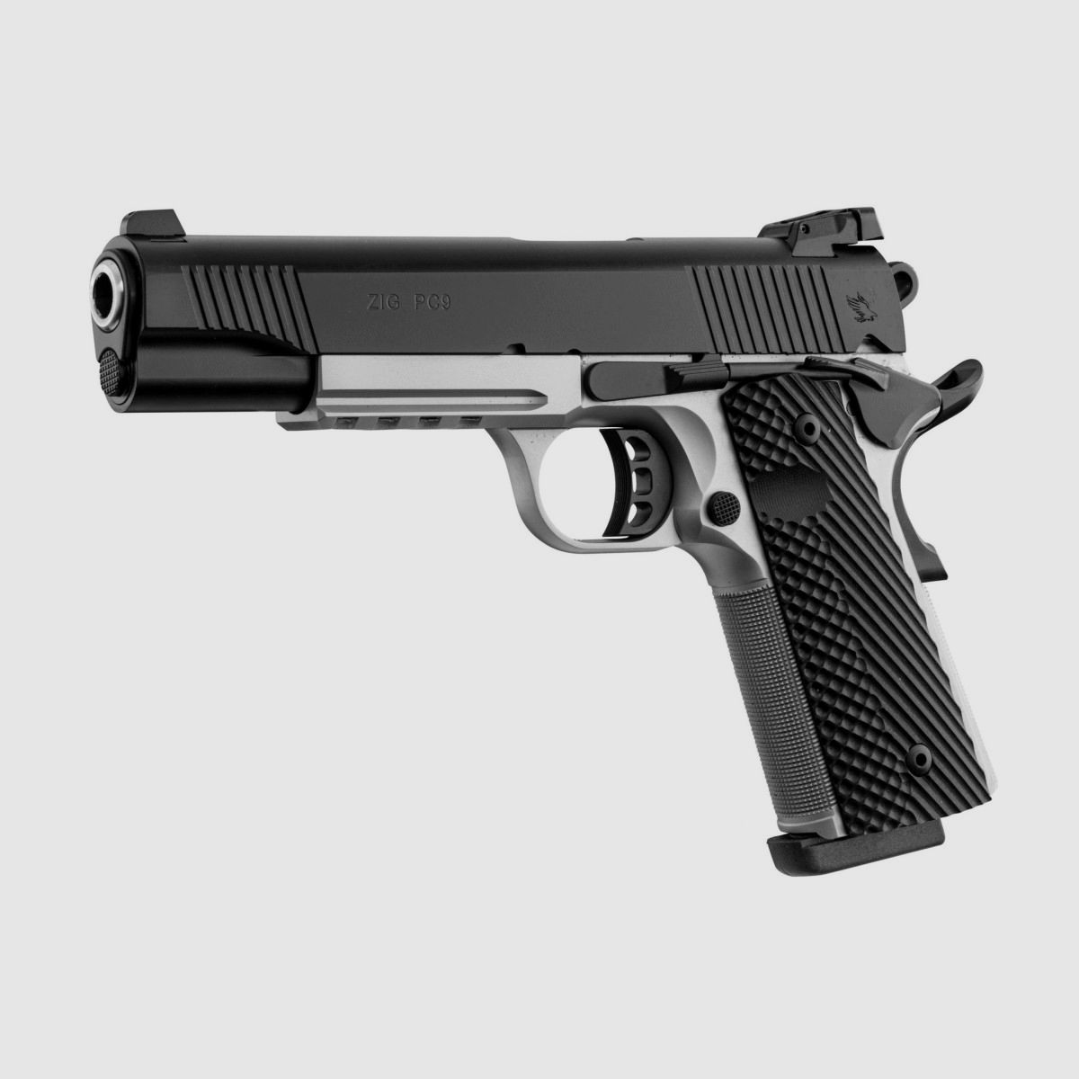 Pistola TISAS ZIG PC 1911 Bicolor 5 - CAL 45 ACP - MIRAS AJUSTABLE TISAS, imagen 4 de 10