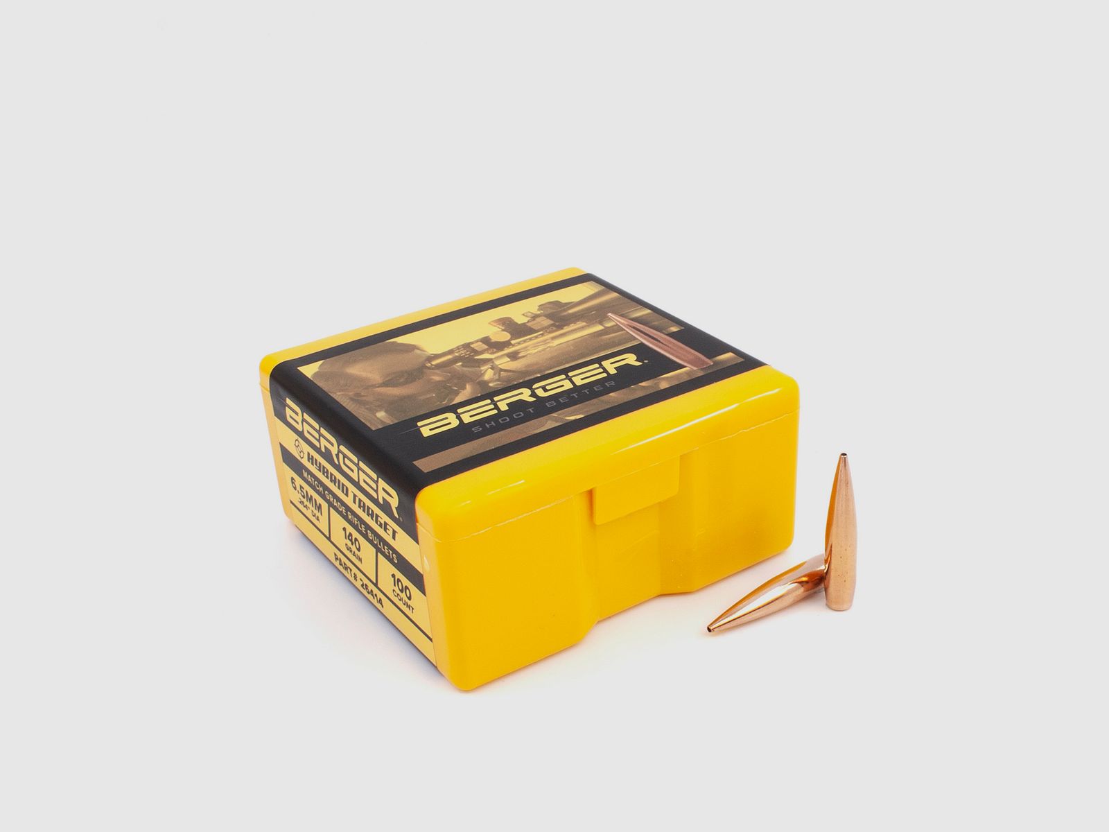 Berger Geschoss 6,5mm/.264 Hybrid Target 140GR 100 Stück