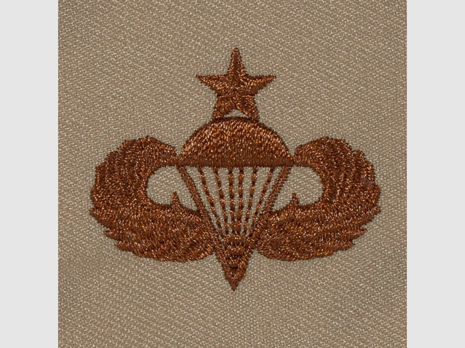 JR Emblem Co. JR Emblem Co. Abzeichen US Senior Parachutist Textil desert