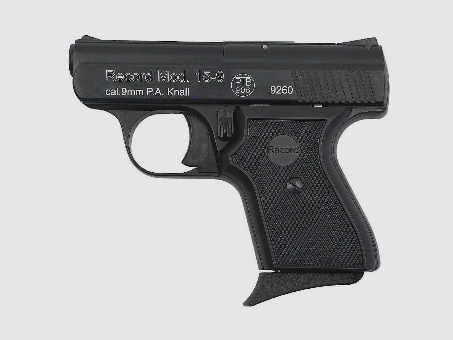 Enregistrement Mod. 15-9 Pistolet SRS 9mm P.A.K.