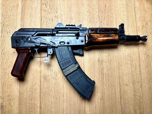 (1423) Pistolet półautomatyczny AKS - 74 U kal. 7,62x39 - rzadko - nie AK47 ani AK74