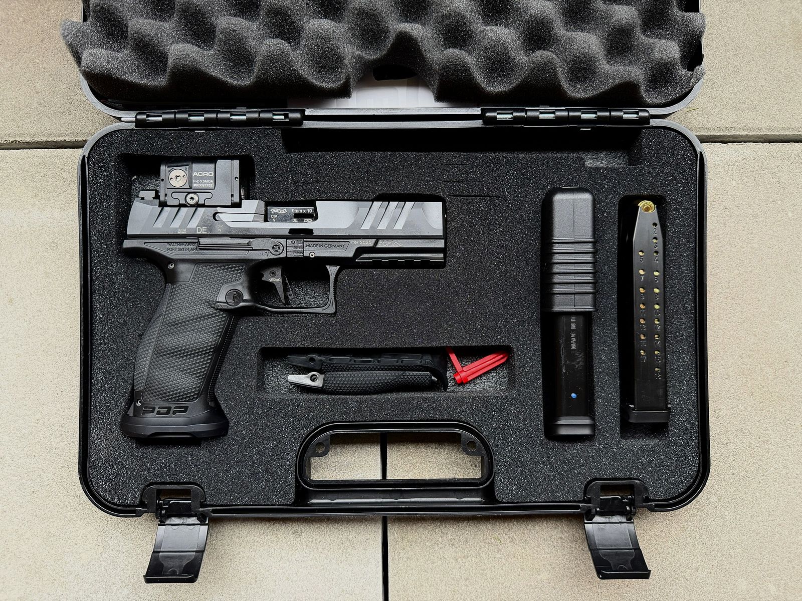 Walther Pistole PDP Full Size 4,5" Professional mit Aimpoint Acro