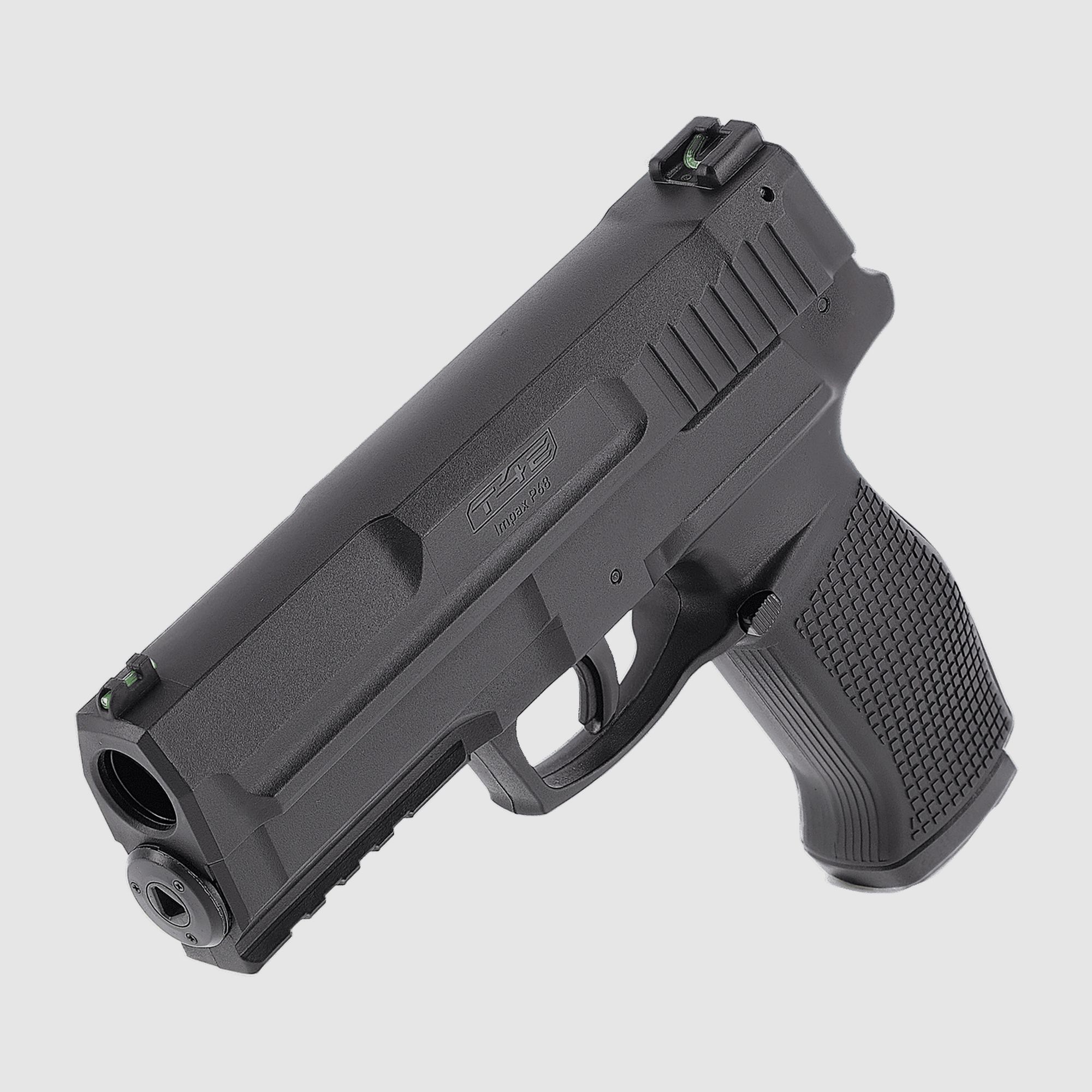 T4E Impax P68 Set pistola a proiettili di gomma cal. .68 CO2 <16 J, immagine 3 di 6