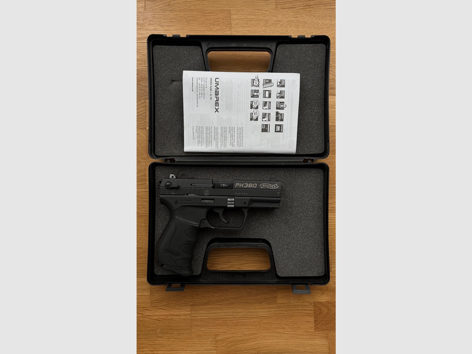 Walther PK 380 pistola a salve