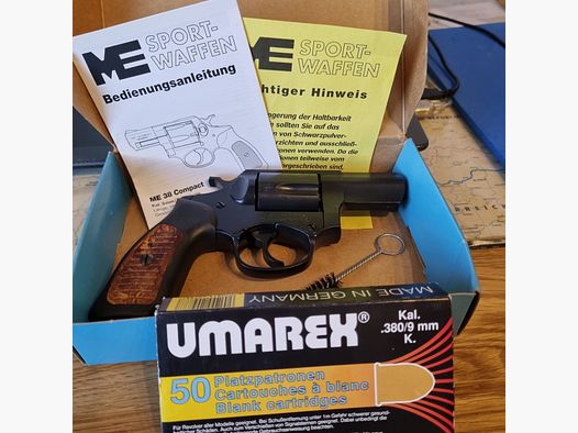 ME38 Compact, zzgl. 50 Schuss, PTB 797, alte Ausführung.