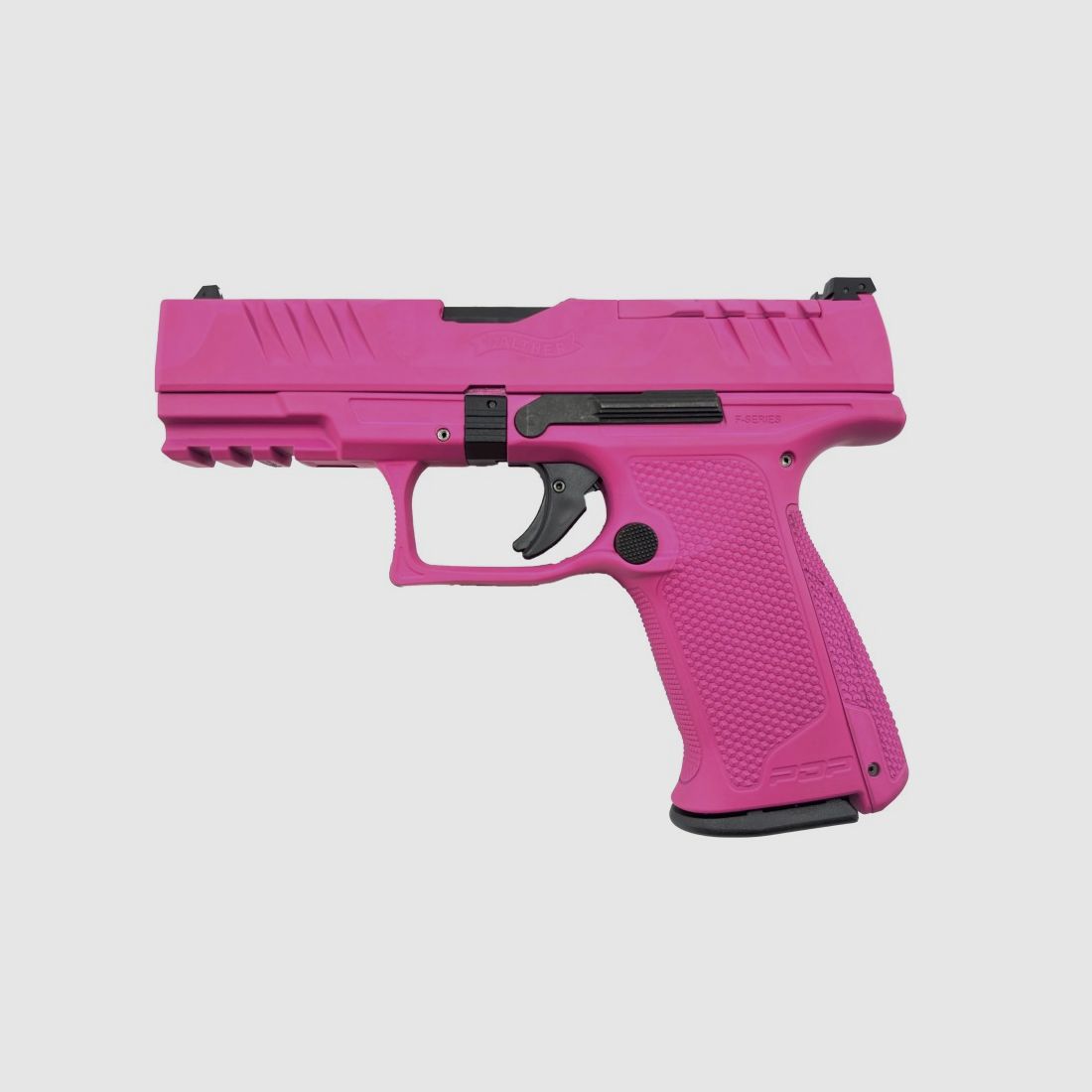 Walther PDP F-Series 4", 9mm Para, 15 rounds, Optic Ready in Prison Pink H-141