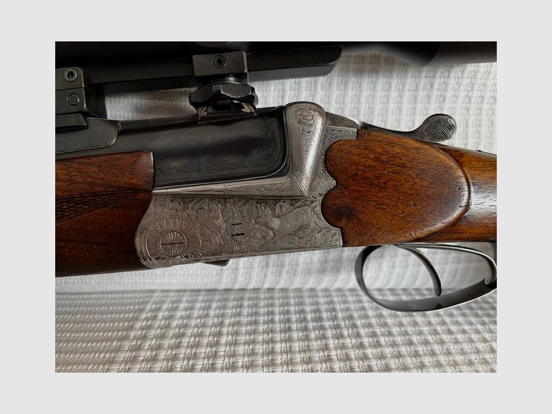 Anton Sodia Ferlach - Bockbüchsflinte - inkl. ZF Karl Kahles Wien Helia C 8x50 LS - sehr gut erhalten 