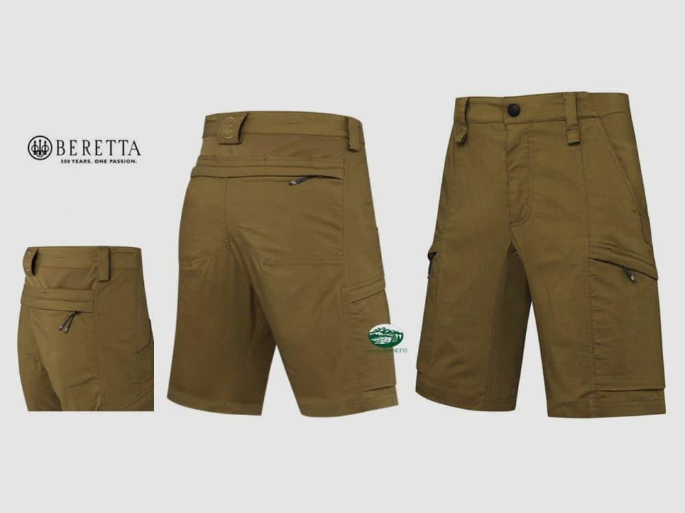 BERETTA Short Lowpro Flach Dunkelbraun BU431